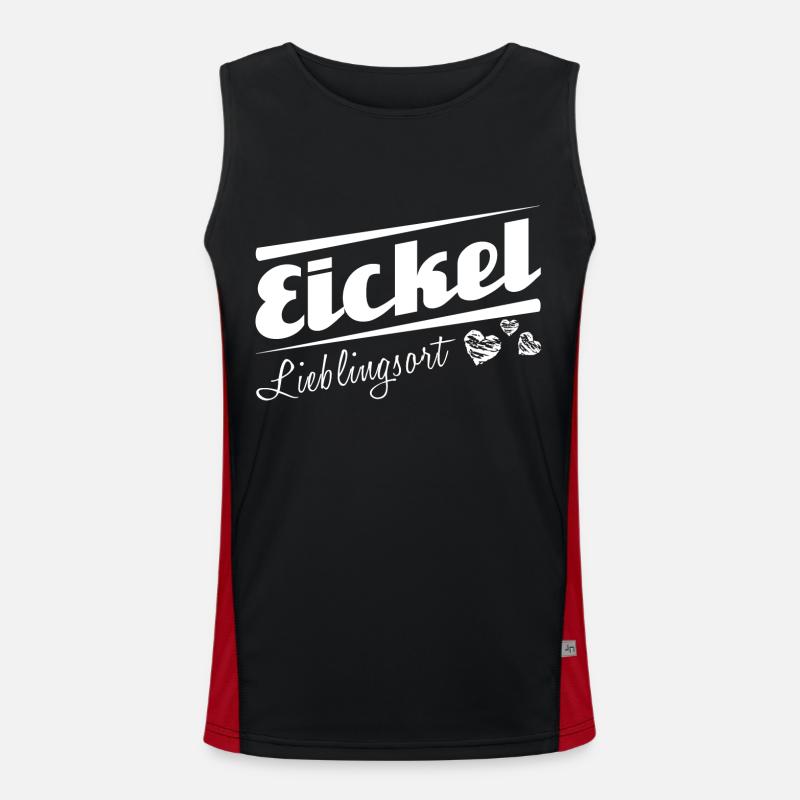 Eickel - Lieblingsort mit Stadtnamen Funktionelles Kontrast-Tank Top für Männer 
