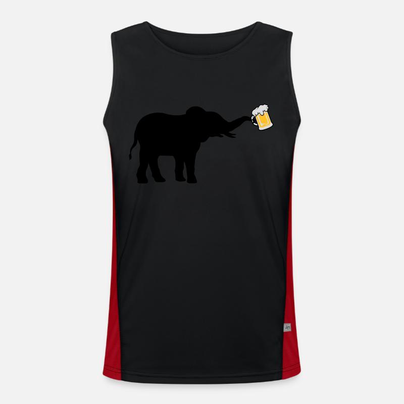 Bière Jug Elephant cool Débardeur respirant contrasté Homme 