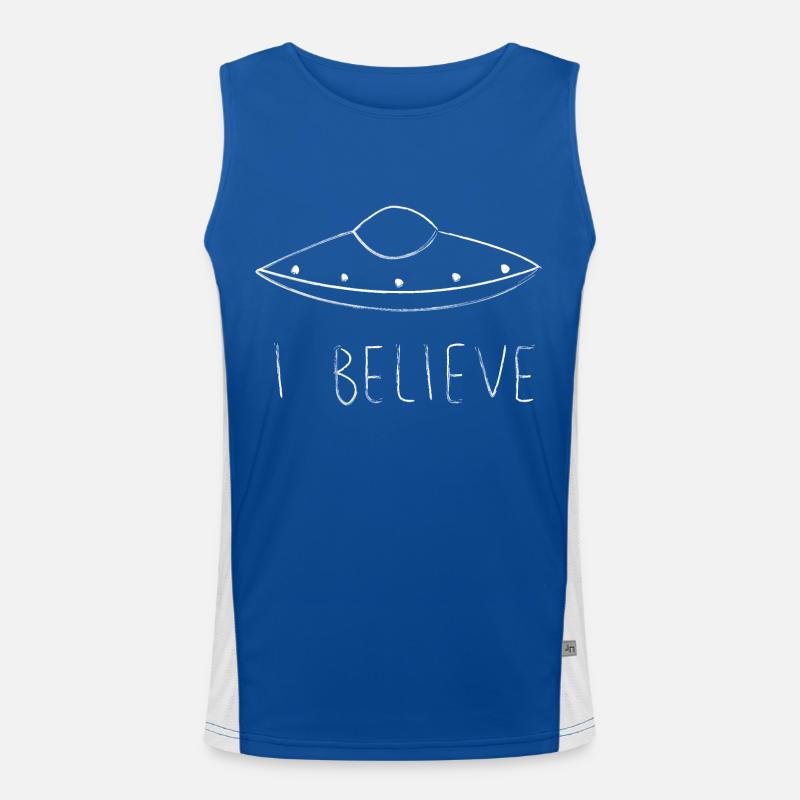 Ich glaube Funktionelles Kontrast-Tank Top für Männer 