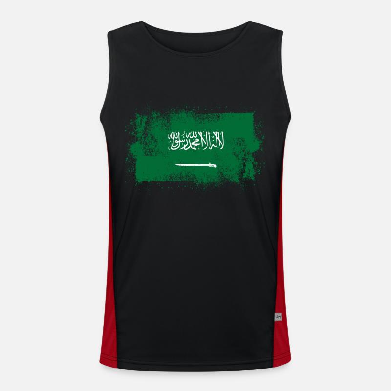 Arabie saoudite Débardeur respirant contrasté Homme 