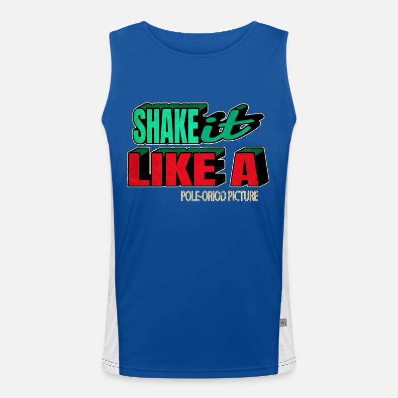 happy cool computer gift idea beards present Funktionelles Kontrast-Tank Top für Männer 