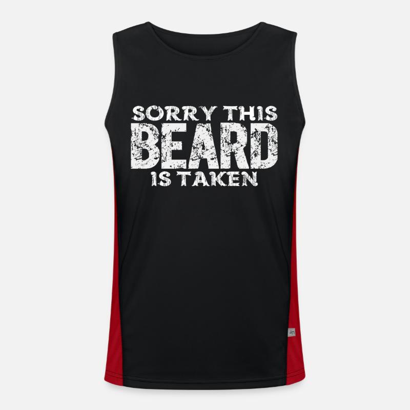 Sorry this Beard is taken Funktionelles Kontrast-Tank Top für Männer 