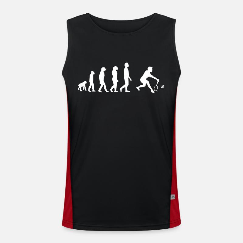 Badminton-Entwicklung Funktionelles Kontrast-Tank Top für Männer 