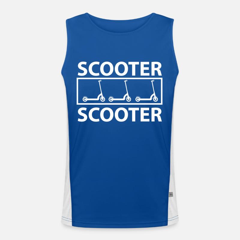 E-Scooter E-Roller Scooter Débardeur respirant contrasté Homme 