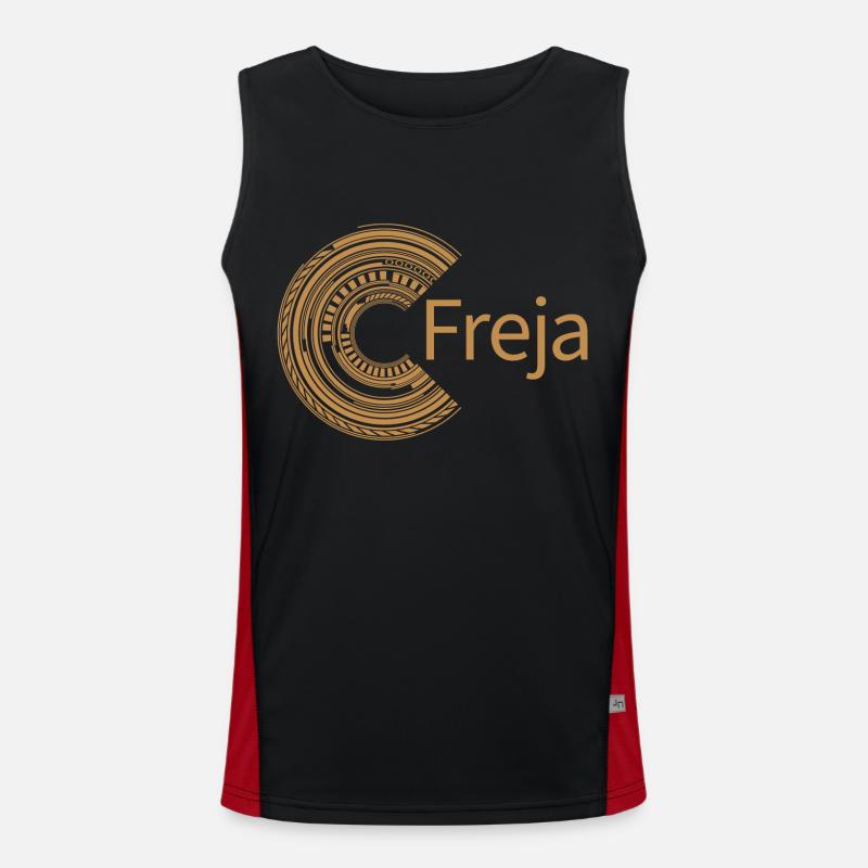 For Freja Men's Functional Contrast Tank Top 