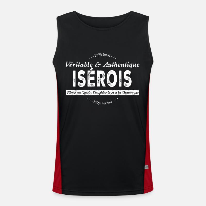 Isérois de l'Isère Débardeur respirant contrasté Homme 