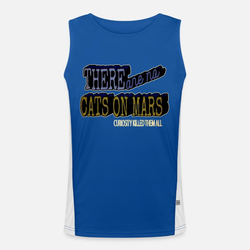 happy night sky cool statement present idea jokes Funktionelles Kontrast-Tank Top für Männer 