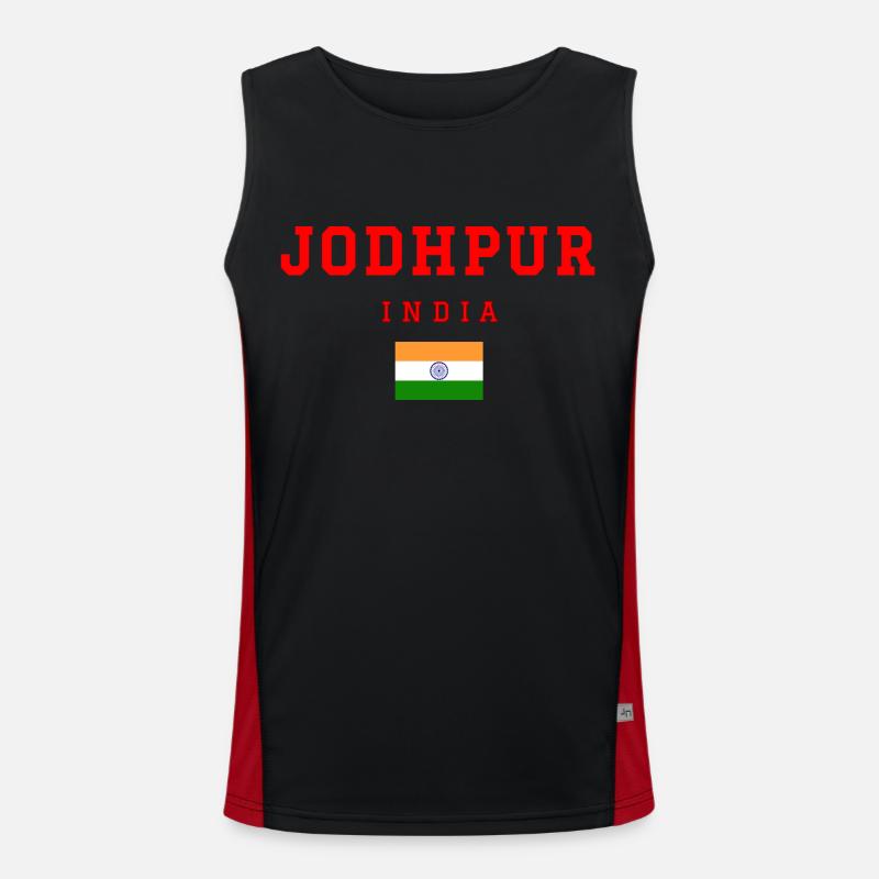 Jodhpur, India Men's Functional Contrast Tank Top 