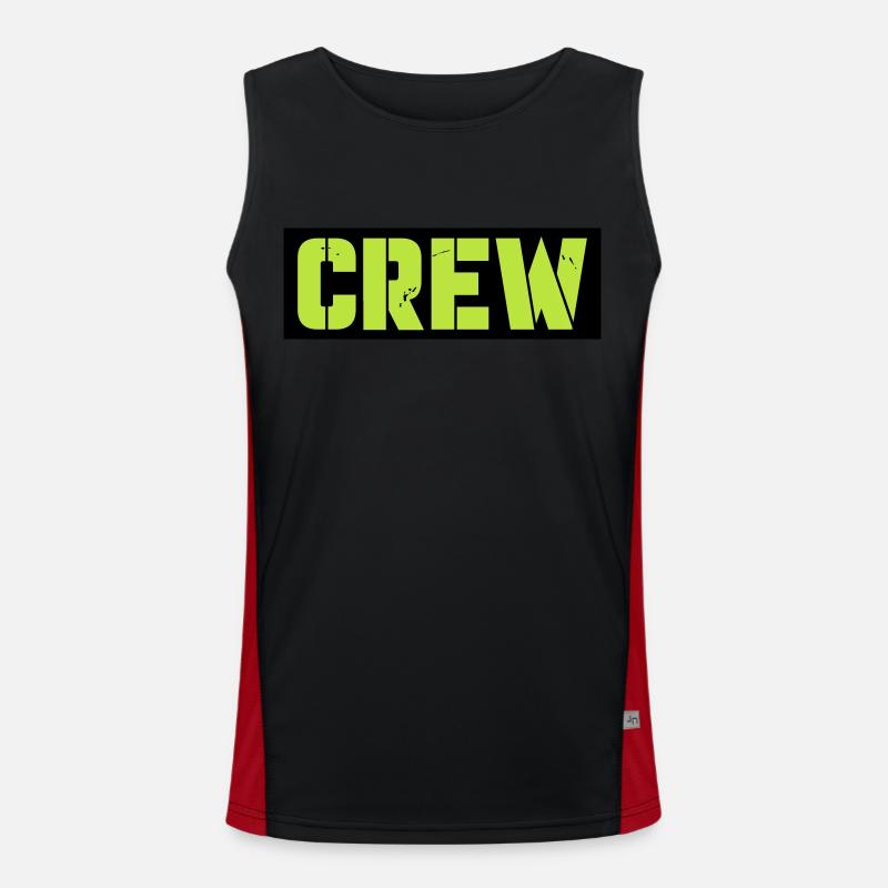 Crew Design Men's Functional Contrast Tank Top 