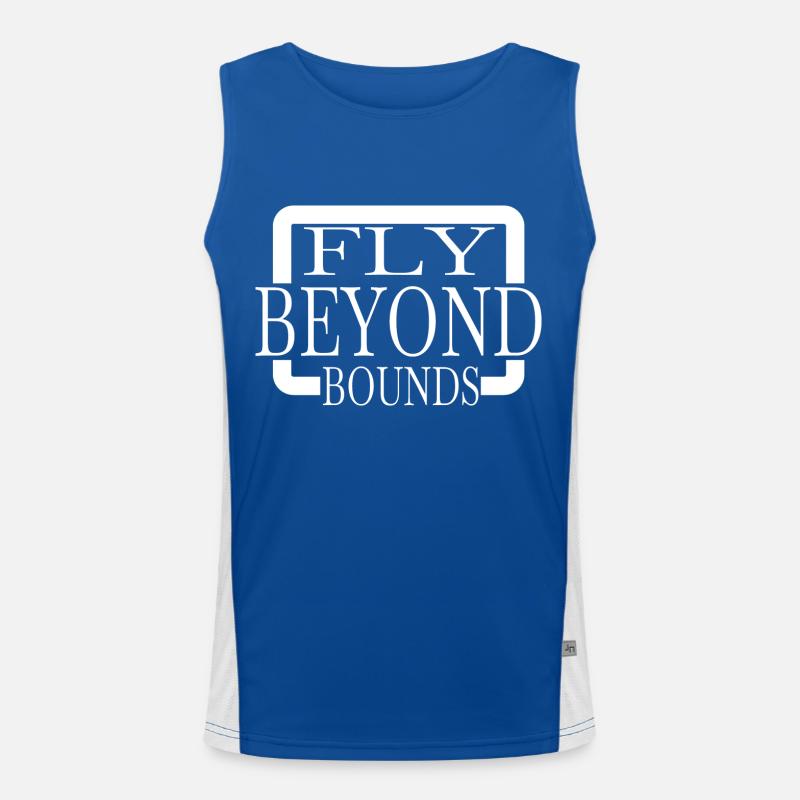 awesome funny quote innovative imagination Funktionelles Kontrast-Tank Top für Männer 