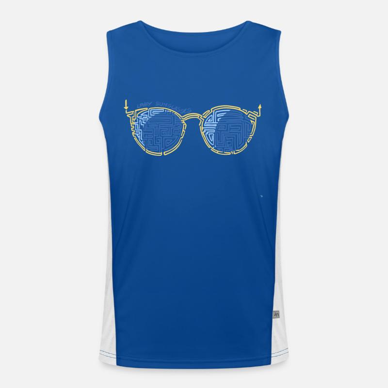 Laby Sunglasses 1 Men's Functional Contrast Tank Top 