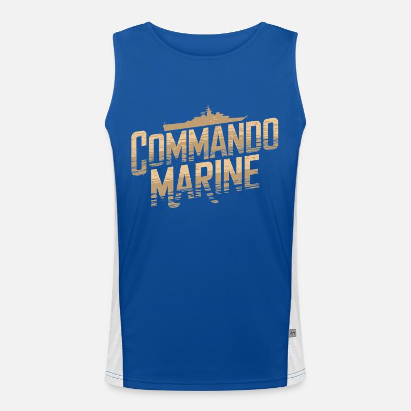 Commando Marine Débardeur respirant contrasté Homme 