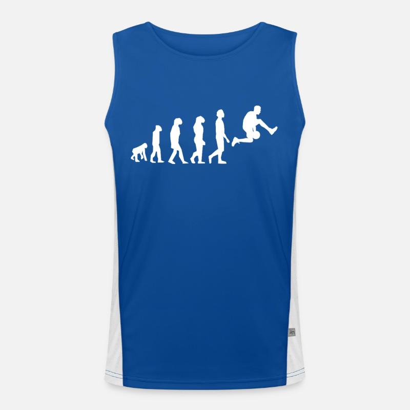 Evolution Basketball / Basketballer Funktionelles Kontrast-Tank Top für Männer 