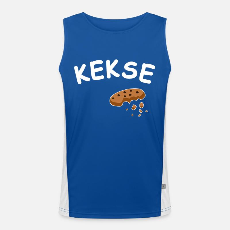 Kekse Funktionelles Kontrast-Tank Top für Männer 
