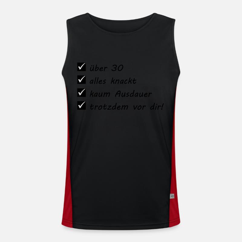 Sport - Marathon Funktionelles Kontrast-Tank Top für Männer 