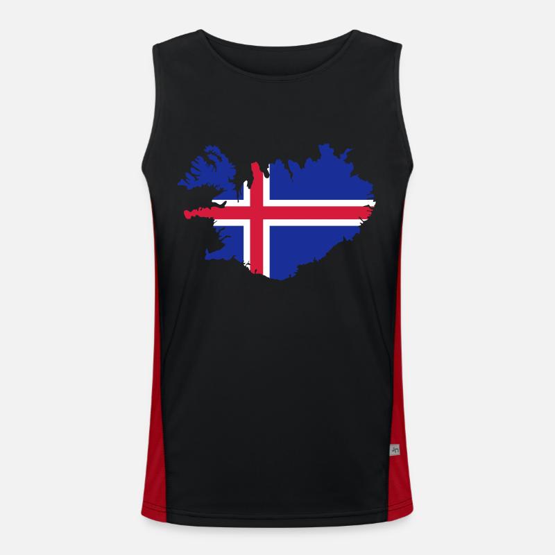 Iceland Men's Functional Contrast Tank Top 