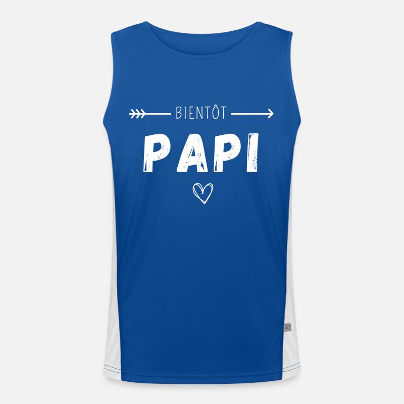 Bientôt papi Débardeur respirant contrasté Homme 