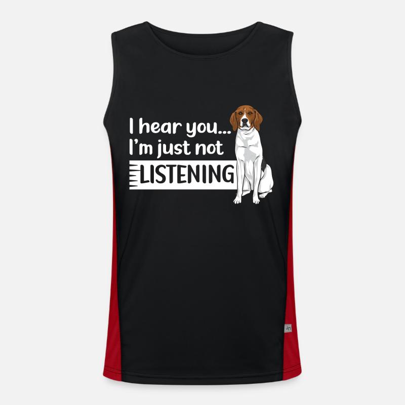 Treeing Walker Coonhound Men's Functional Contrast Tank Top 