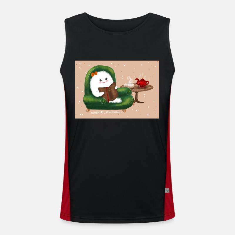 Chill your mind Men's Functional Contrast Tank Top 