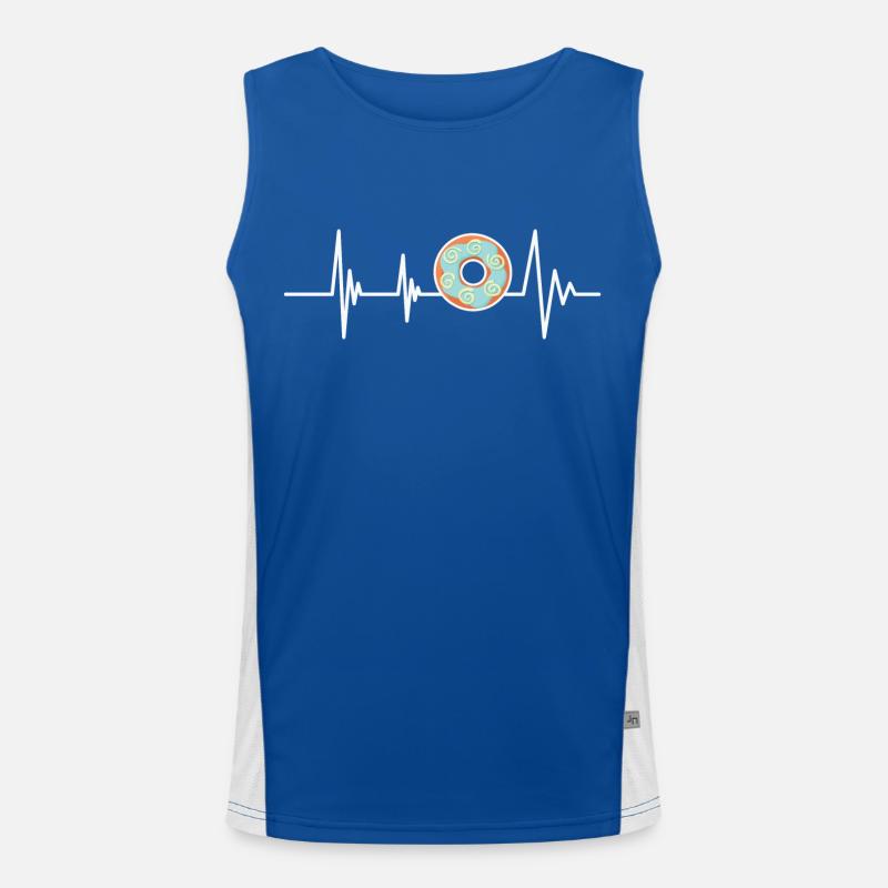 Lifeline and Donut Men's Functional Contrast Tank Top 