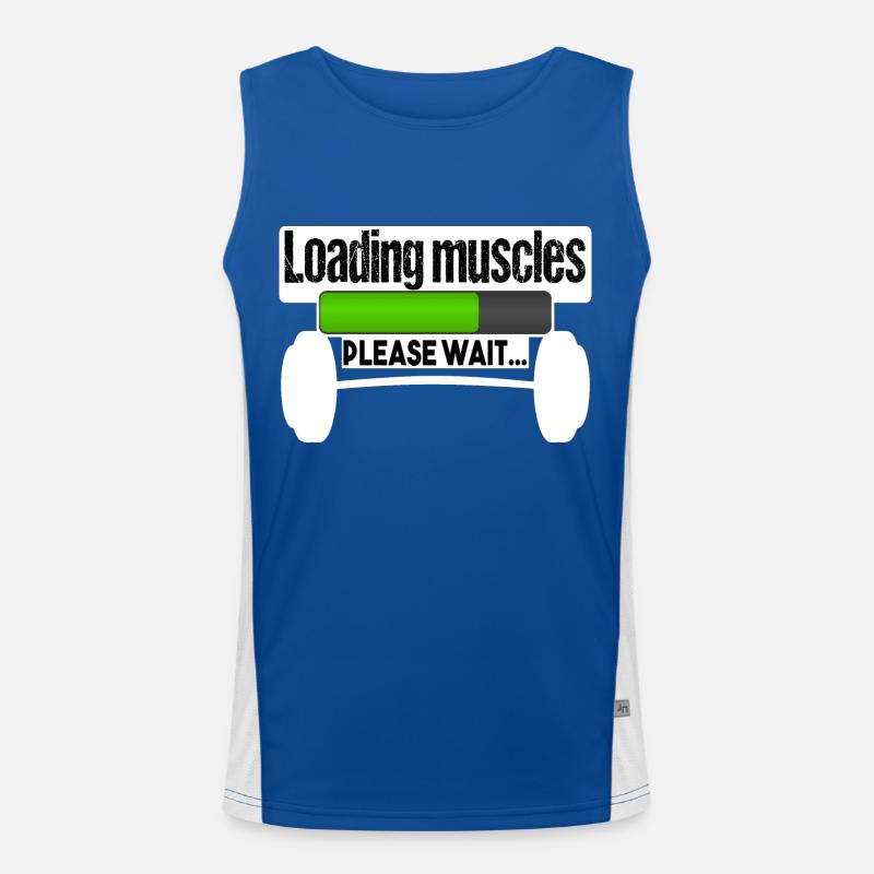 Loading muscles Funktionelles Kontrast-Tank Top für Männer 