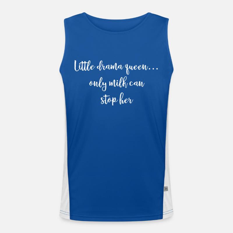 Babysprüche Funktionelles Kontrast-Tank Top für Männer 
