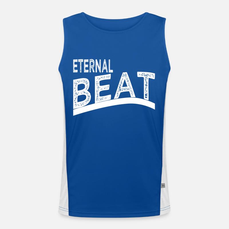 rhythm rhythmic energy cool enduring classics geek Funktionelles Kontrast-Tank Top für Männer 