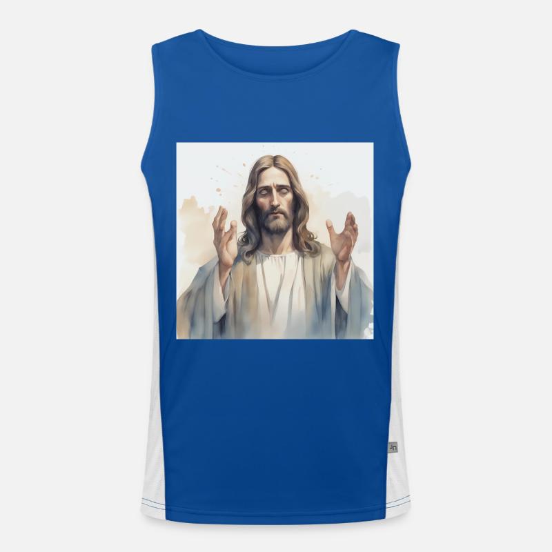Jésus Dieu Messie Débardeur respirant contrasté Homme 