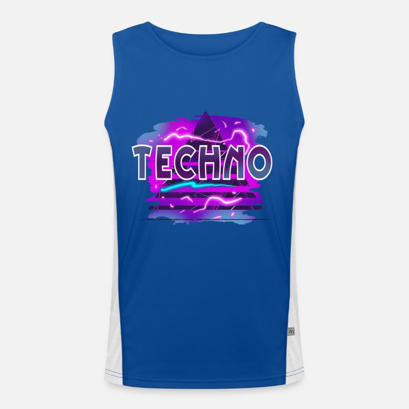 Techno Men's Functional Contrast Tank Top 