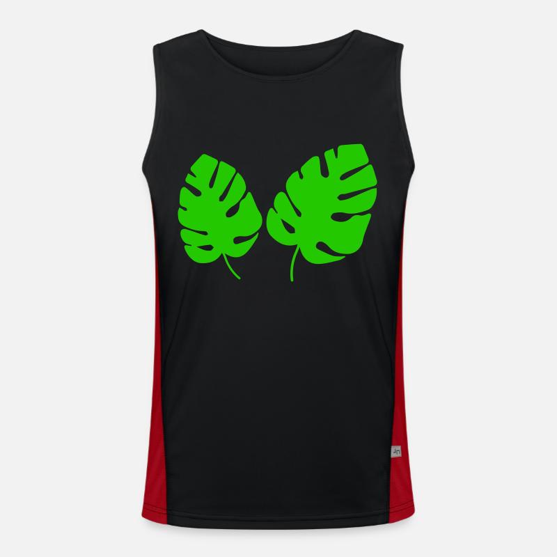 leaves Men's Functional Contrast Tank Top 
