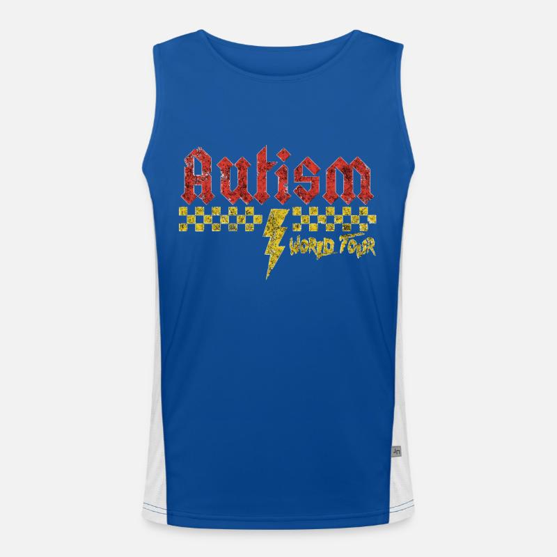 Autismus-Bewusstsein: anders, anders, besser Funktionelles Kontrast-Tank Top für Männer 