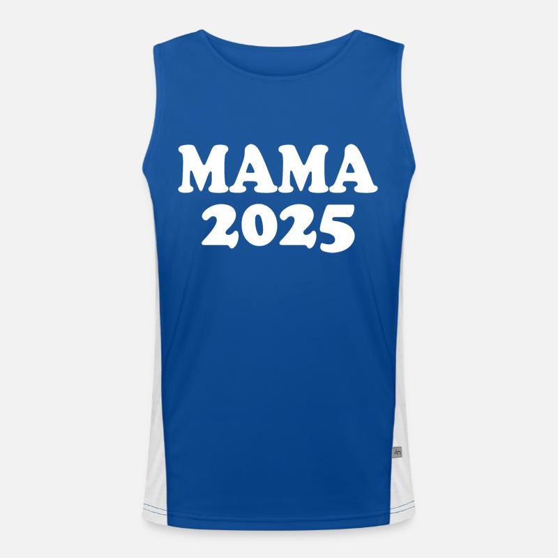 Mama 2025 Débardeur respirant contrasté Homme 