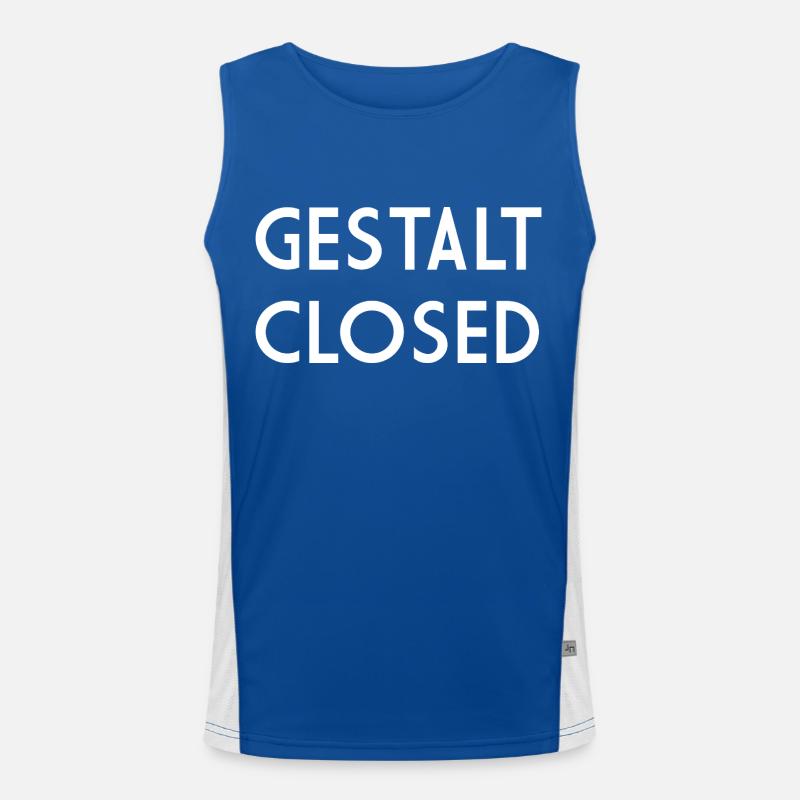 GESTALT CLOSED Men's Functional Contrast Tank Top 