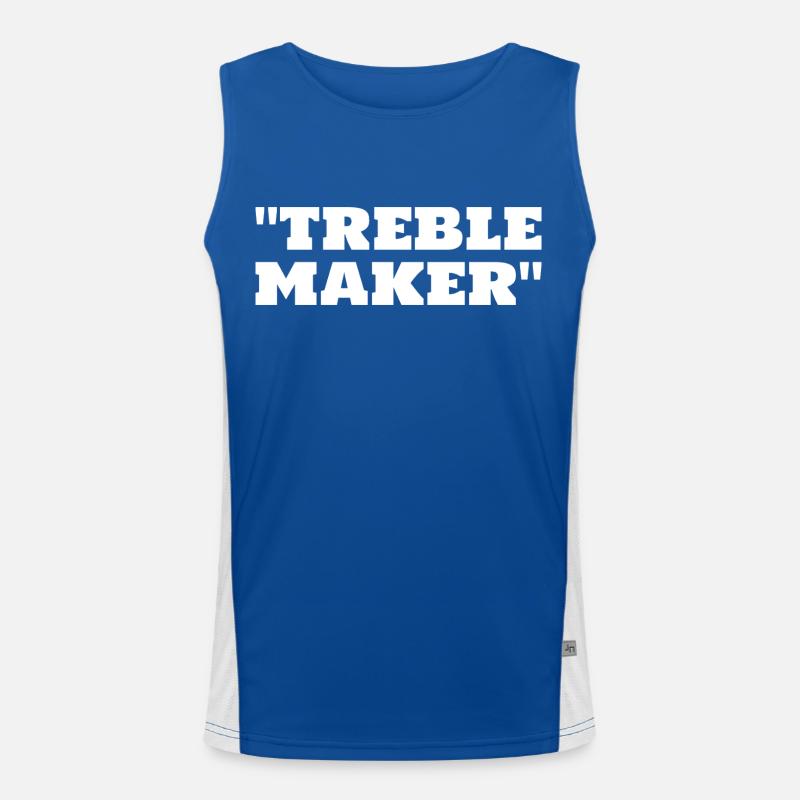 Treble maker for golfers Men's Functional Contrast Tank Top 