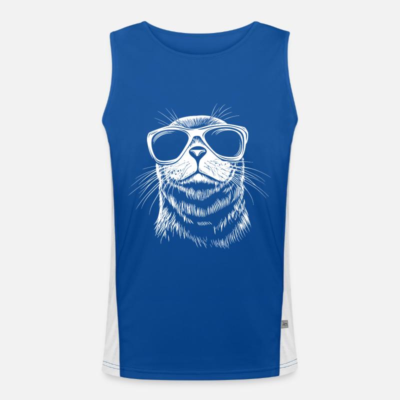 Robbe Sunglasses Men's Functional Contrast Tank Top 