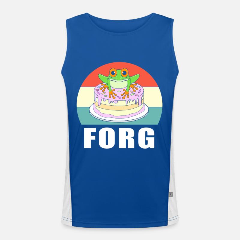 Frosch Laubfrosch Funktionelles Kontrast-Tank Top für Männer 