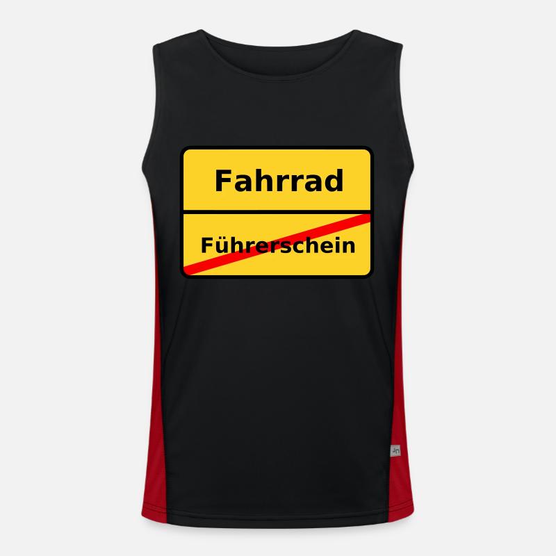 Fahrrad Funktionelles Kontrast-Tank Top für Männer 