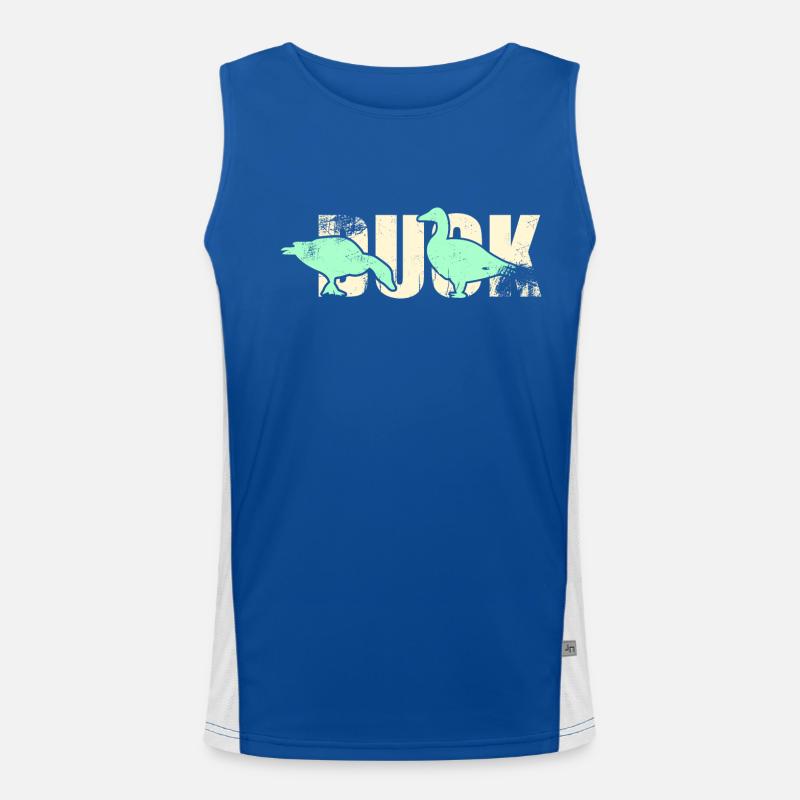 Duck Bird Men's Functional Contrast Tank Top 
