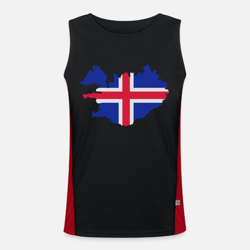 Islande Débardeur respirant contrasté Homme 