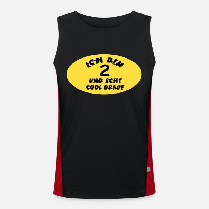 Geburtstag Funktionelles Kontrast-Tank Top für Männer 