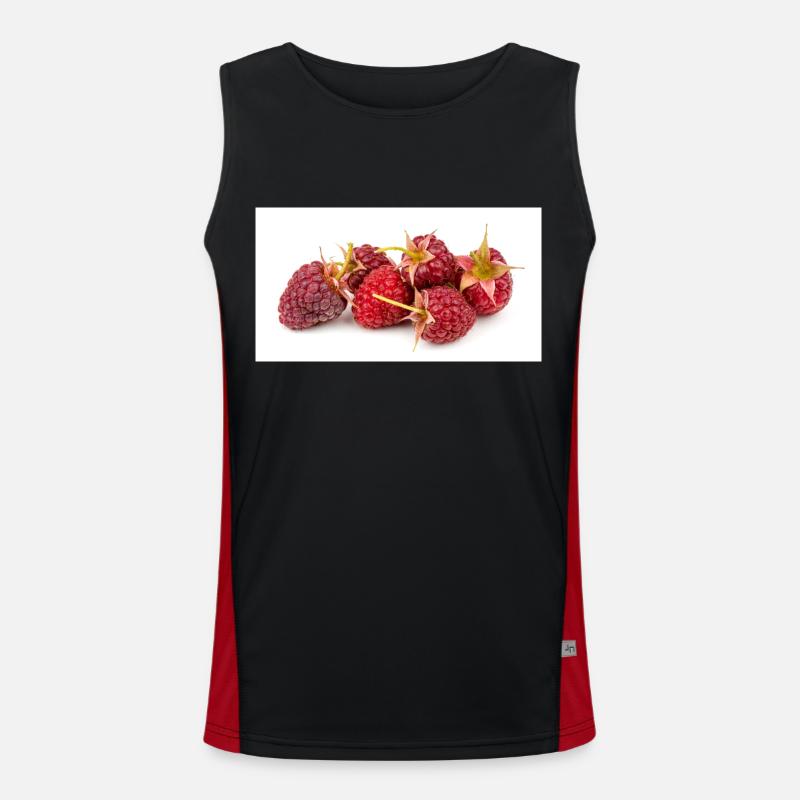 Raspberry. Raspberry - Men's Functional Contrast Tank Top  - black/red