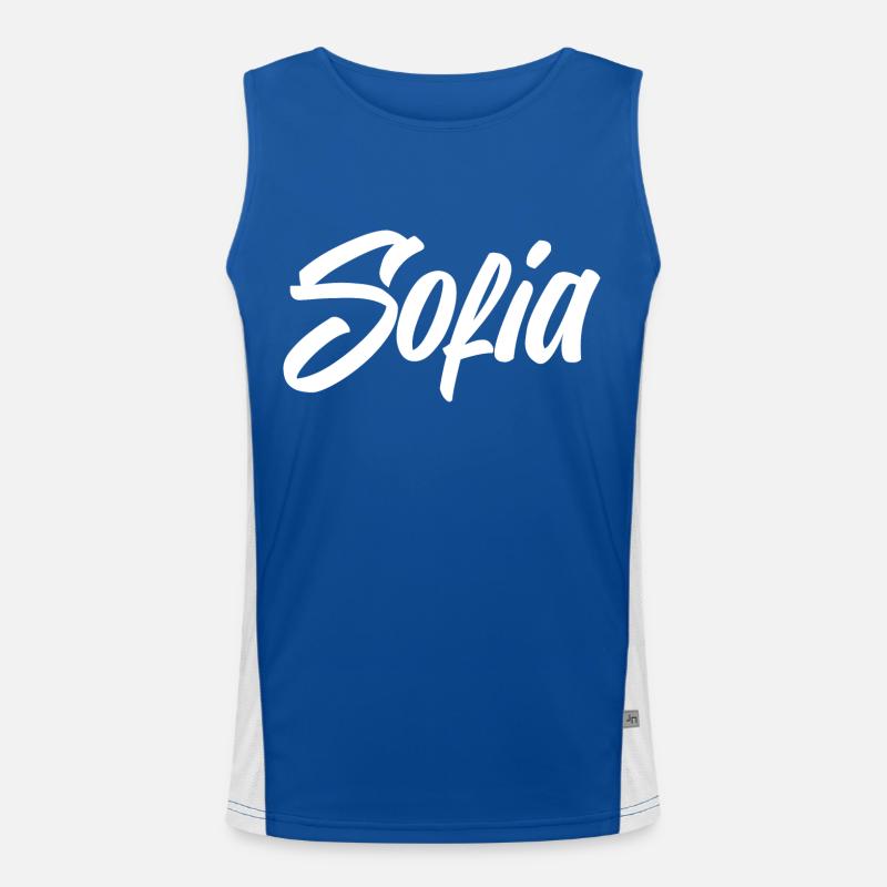 Sofioter Funktionelles Kontrast-Tank Top für Männer 