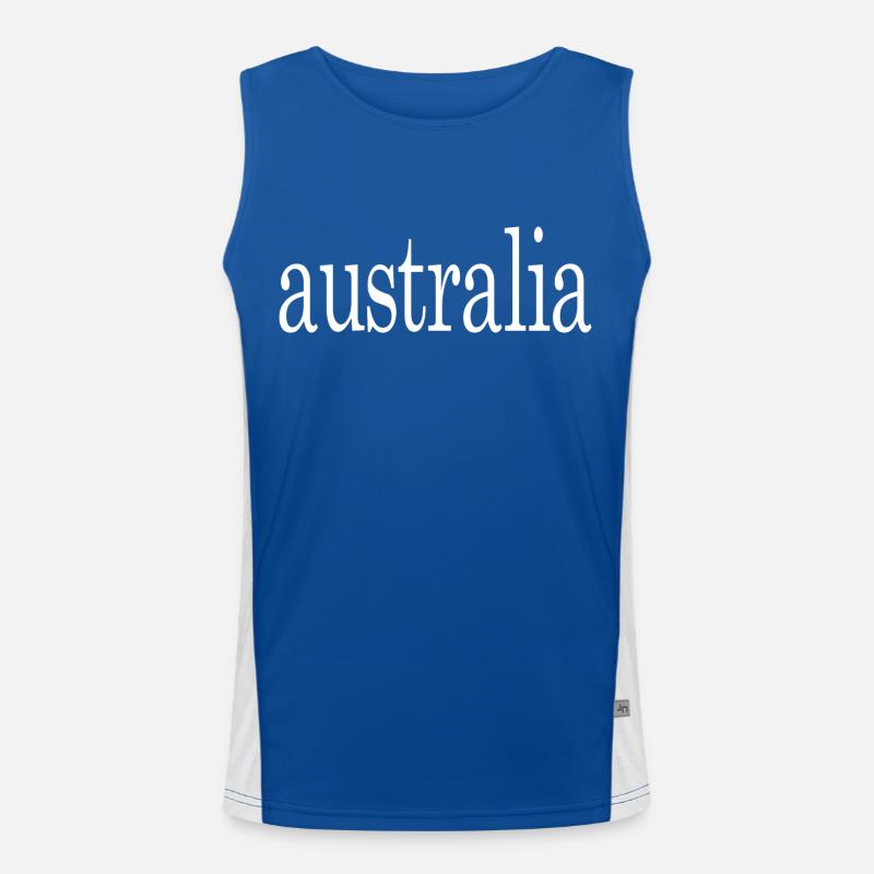 Australia Men's Functional Contrast Tank Top 