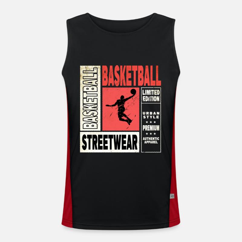 Basketteur Basketteur Dunking Sport Player Débardeur respirant contrasté Homme 