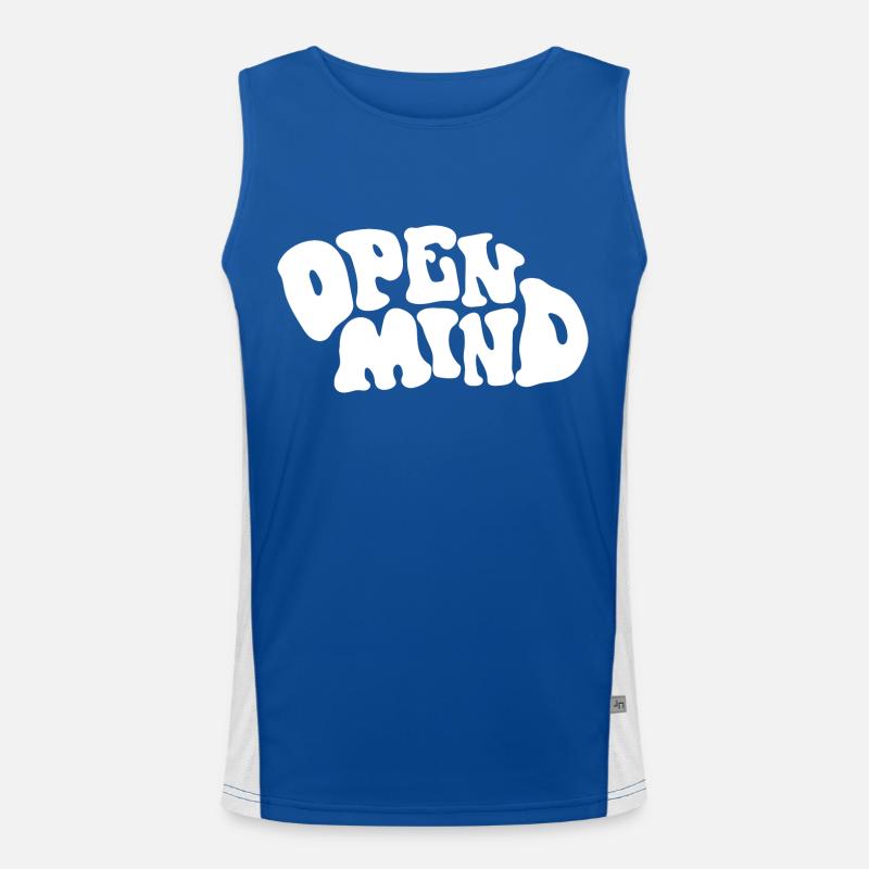 Open mind Men's Functional Contrast Tank Top 