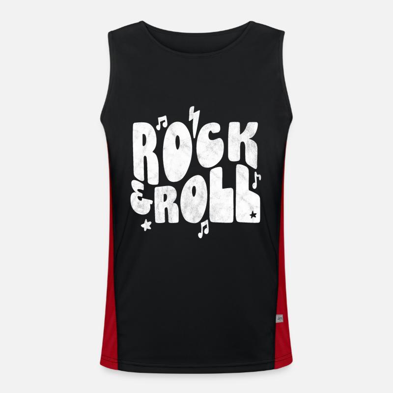 Rock and roll Débardeur respirant contrasté Homme 