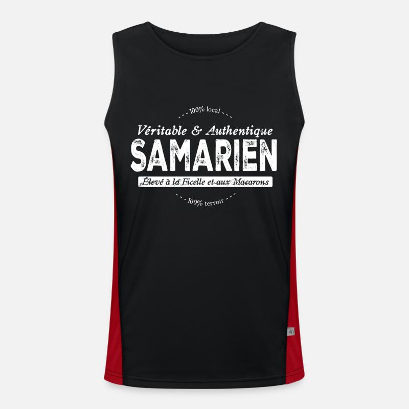 Samarien de la Somme Débardeur respirant contrasté Homme 