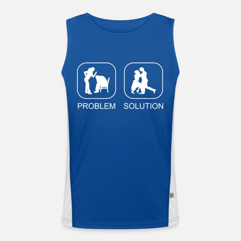 Dancer Ballet Gift Dance Ballerina Dance Class Men's Functional Contrast Tank Top 