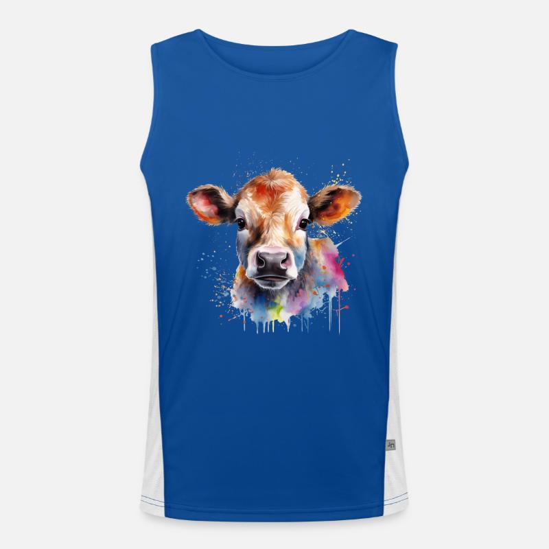 calf Men's Functional Contrast Tank Top 