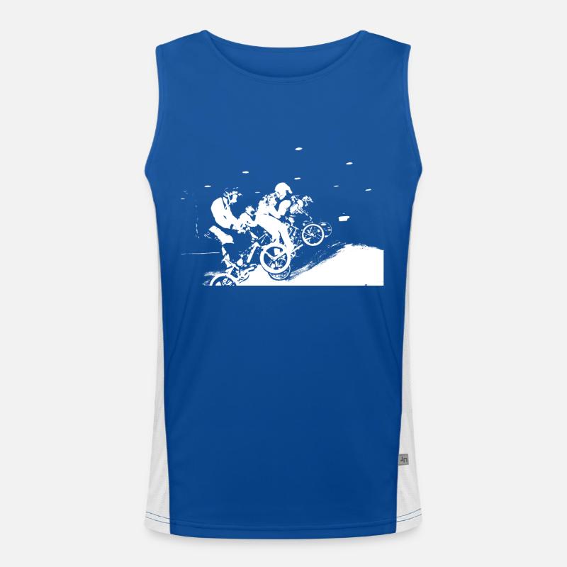 BMX Funktionelles Kontrast-Tank Top für Männer 